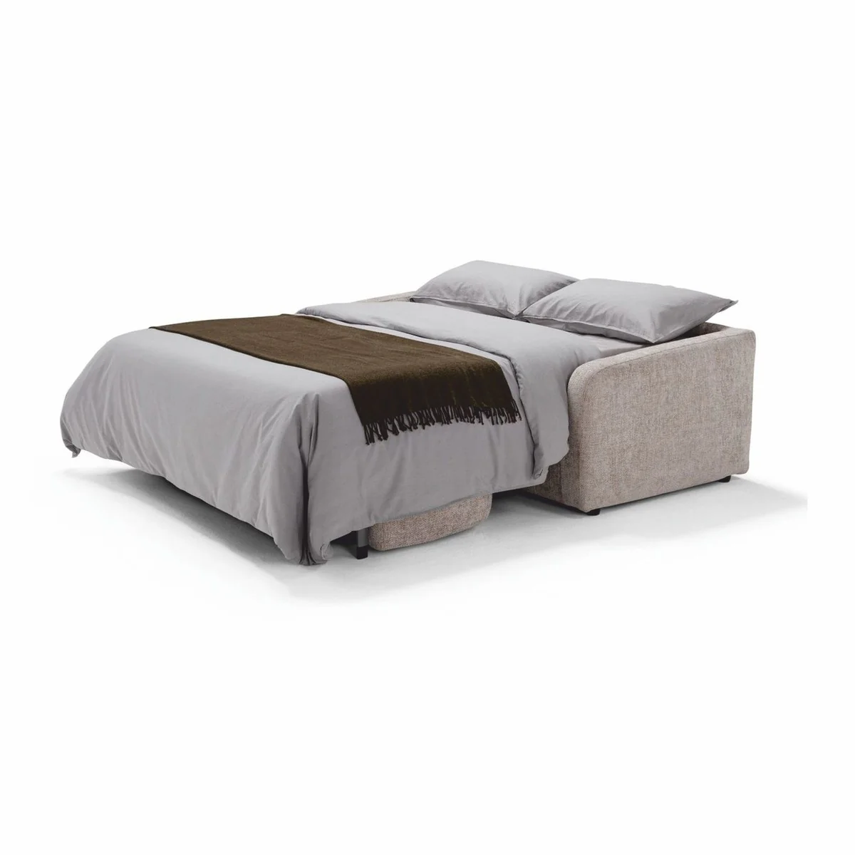 Casa Padrino sof¨¢ cama de lujo gris 207 cm - Sof¨¢ de sal¨®n plegable