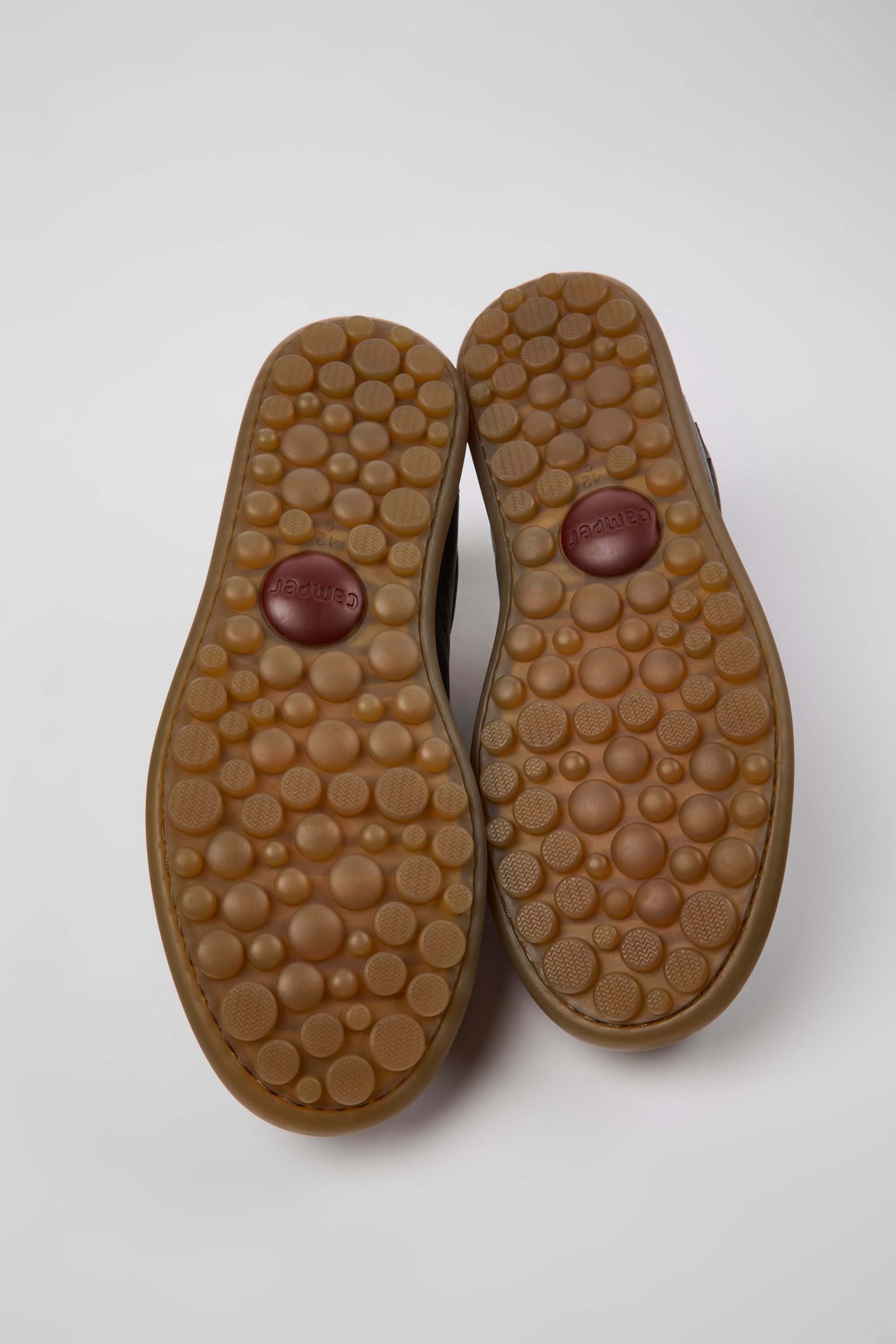 Pelotas - Brown vegetable tanned leather shoes for men