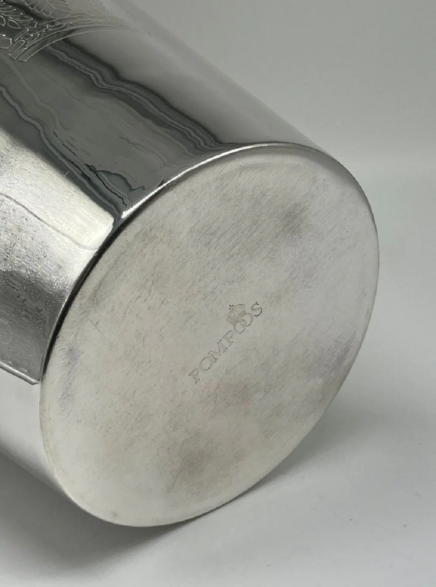 Pomp??s de Casa Padrino enfriador de champ¨¢n barroco de lujo corona plata A. 14 cm - dise?ado por Harald Gl??ckler