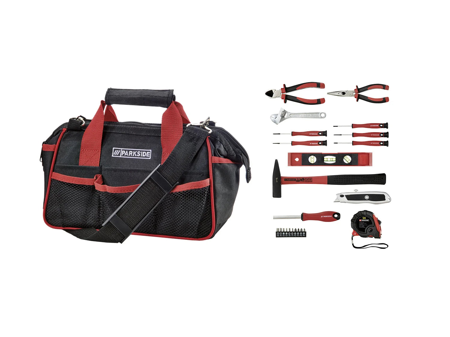 PARKSIDE tool bag, including tools