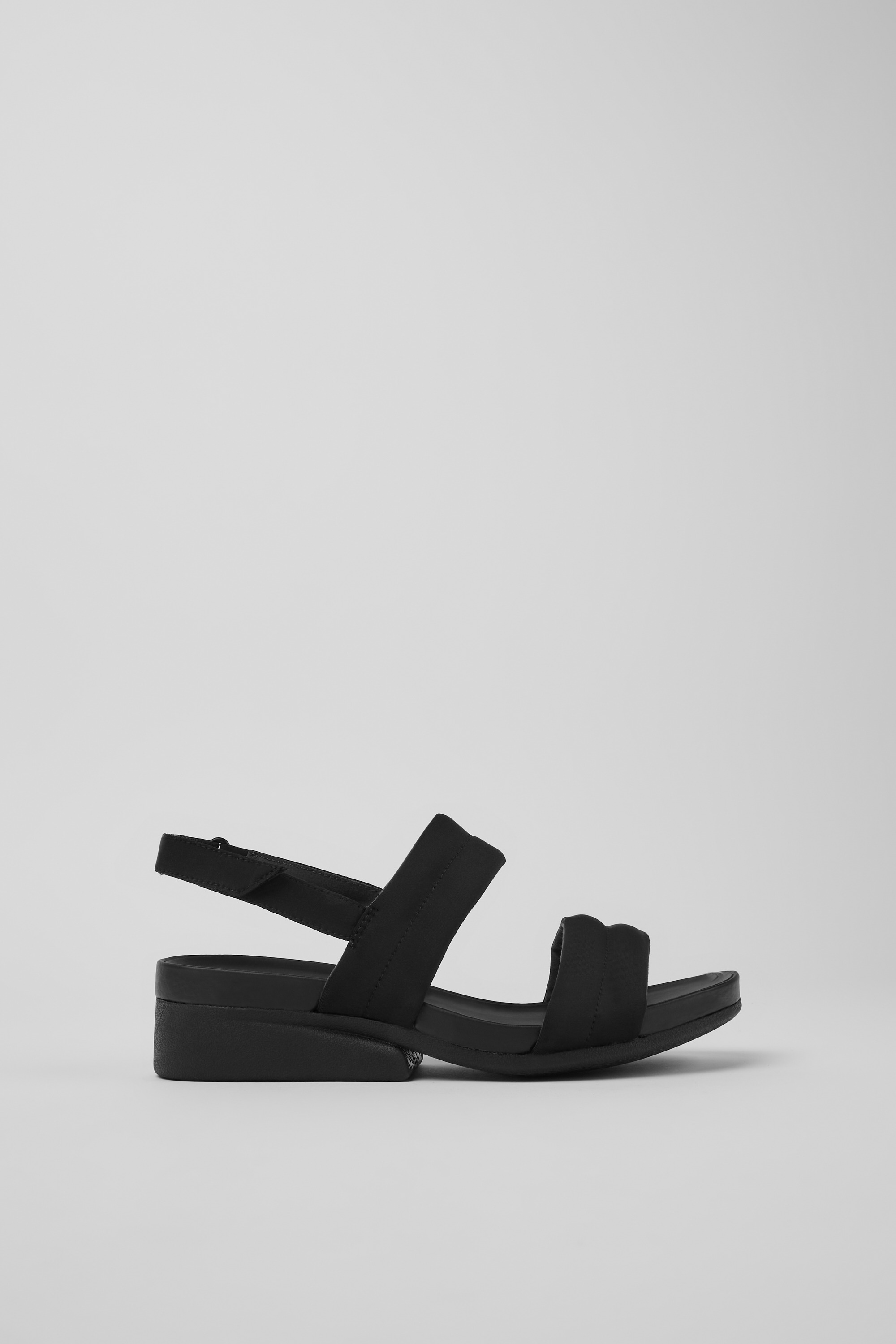 Minikaah - Black recycled PET and nylon sandals for women