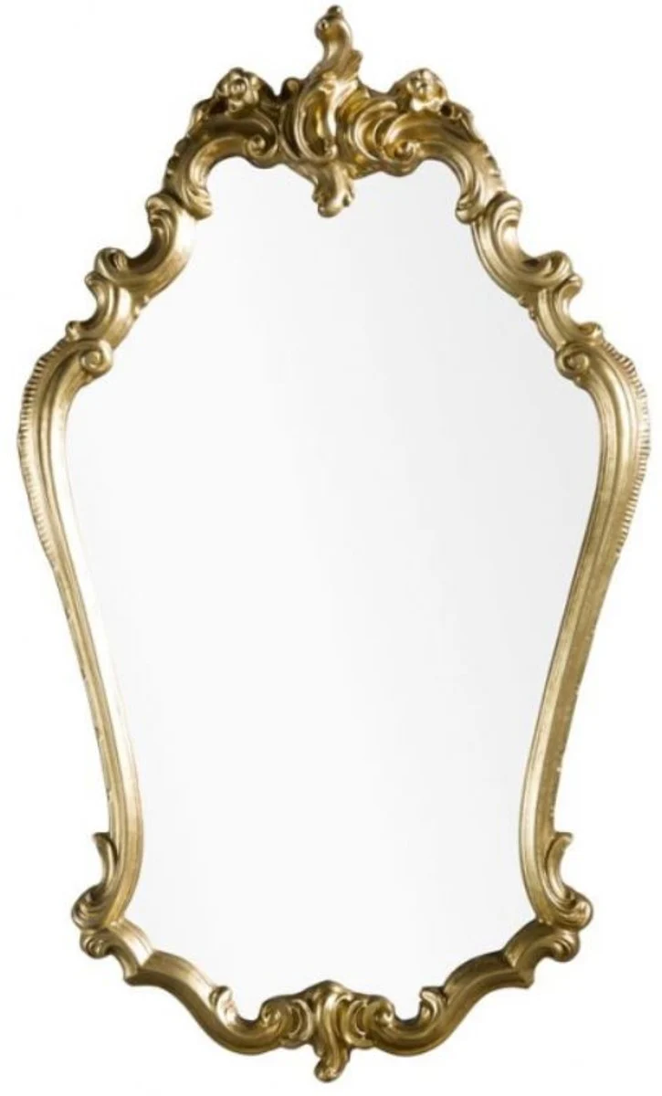 Casa Padrino espejo barroco oro 57 x 5 x A. 95 cm - Magn¨ªfico espejo de pared de estilo barroco - Espejo de armario - Espejo de sal¨®n - Muebles Barrocos