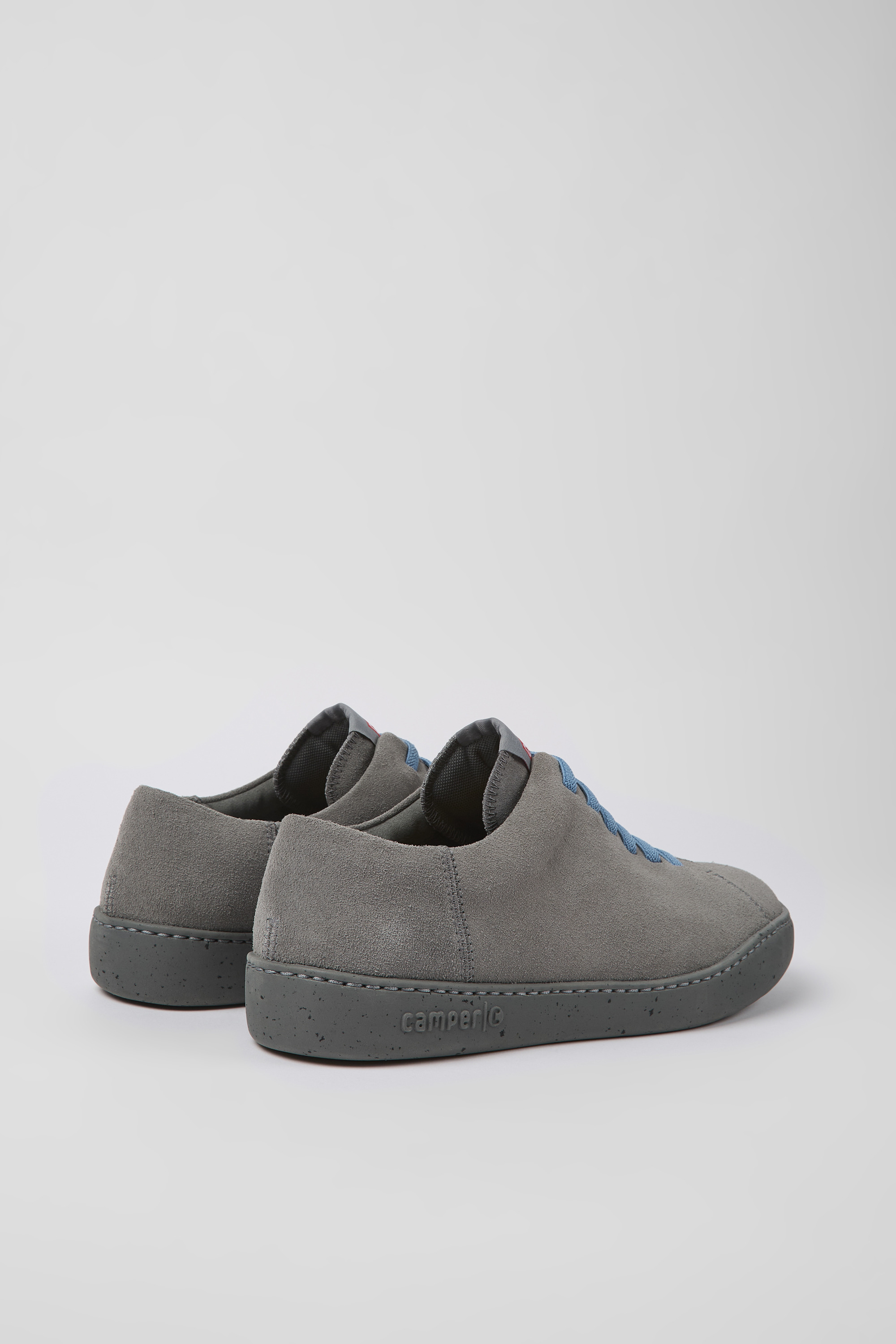 Peu Touring - Gray nubuck sneakers for men