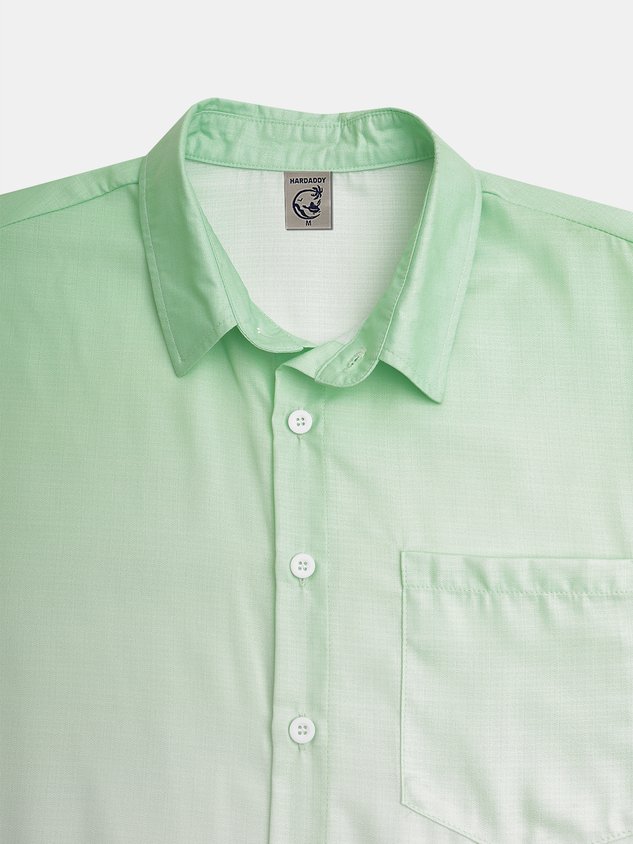 Gradient Color Short Sleeve Resort Shirt