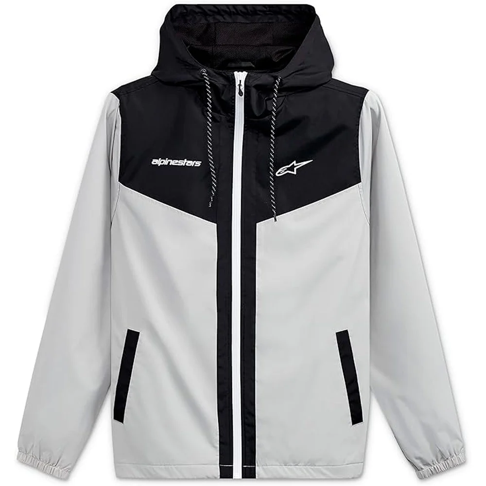 CHAQUETA ALPINESTARS PLEX GRIS / NEGRO