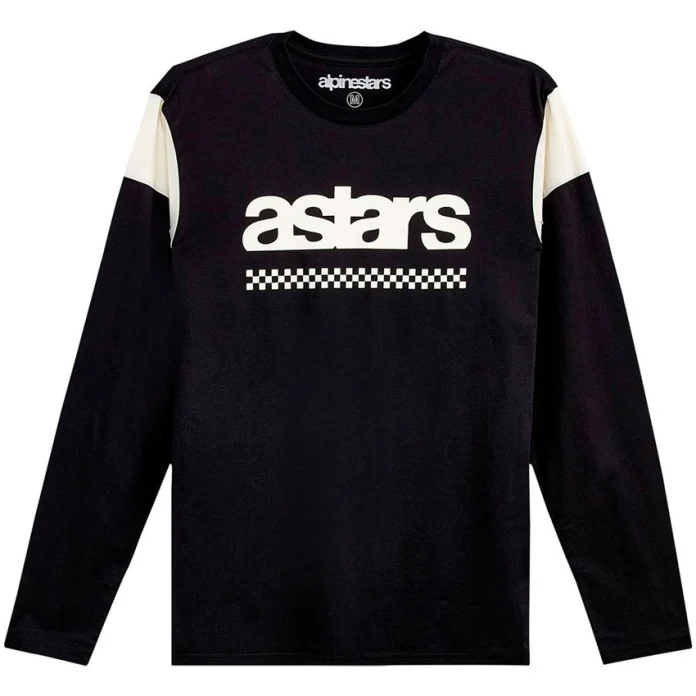 CAMISETA ALPINESTARS OLD SCHOOL LONG SLEEVES NEGRO