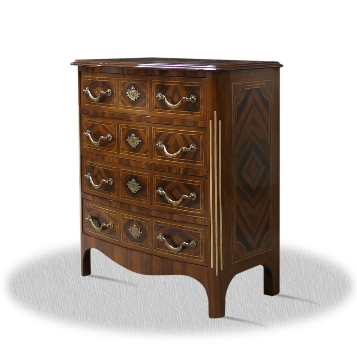 Casa Padrino baroque commode with 4 drawers 80 x 40 x H. 85 cm - Antique Furniture