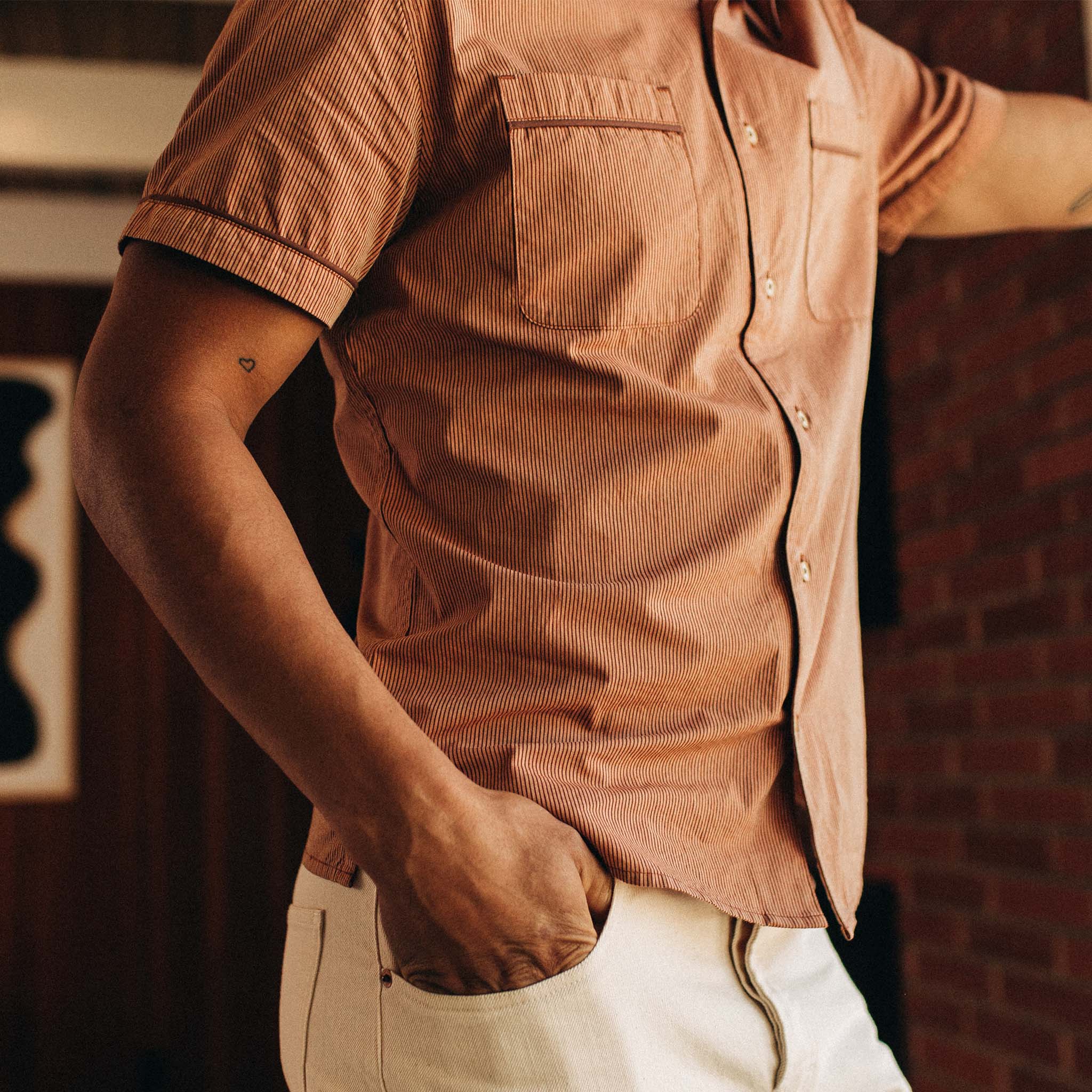 The Tulum in Rust Stripe