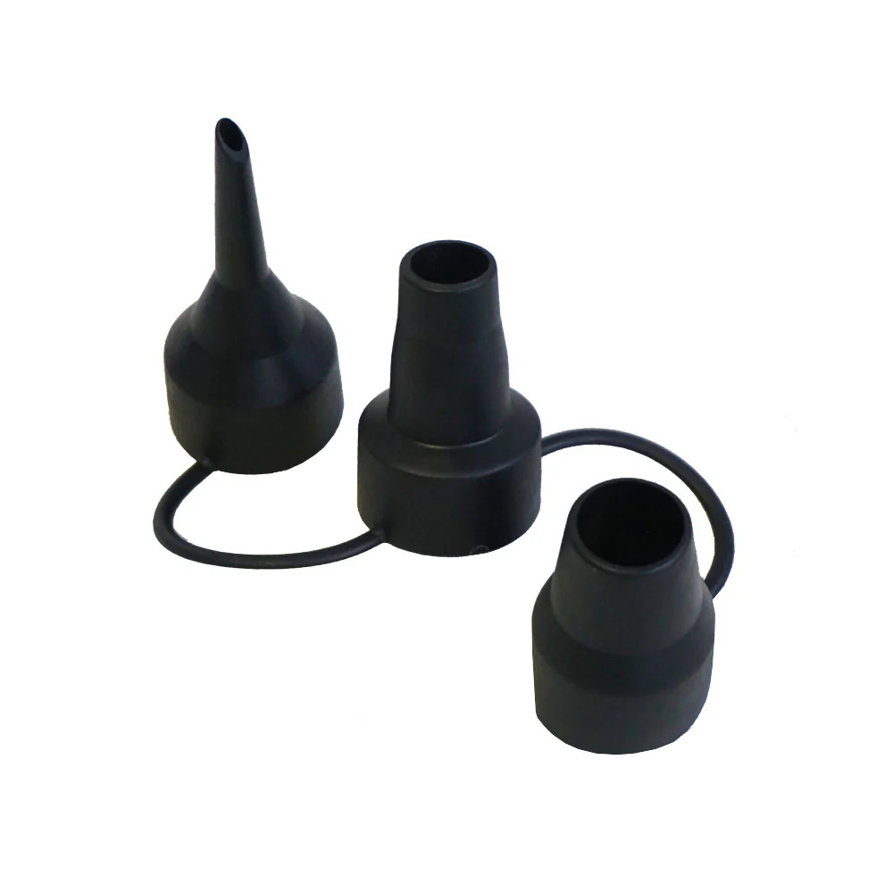 Recambio boquillas Rockwest 3EN1 para hinchador eléctrico - negras