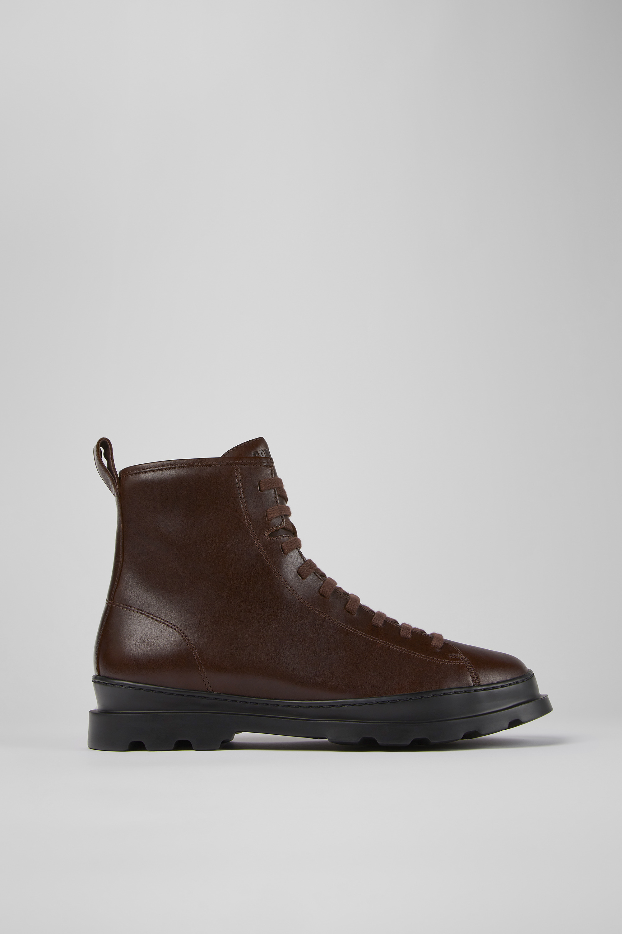 Brutus - Burgundy medium lace boot for men