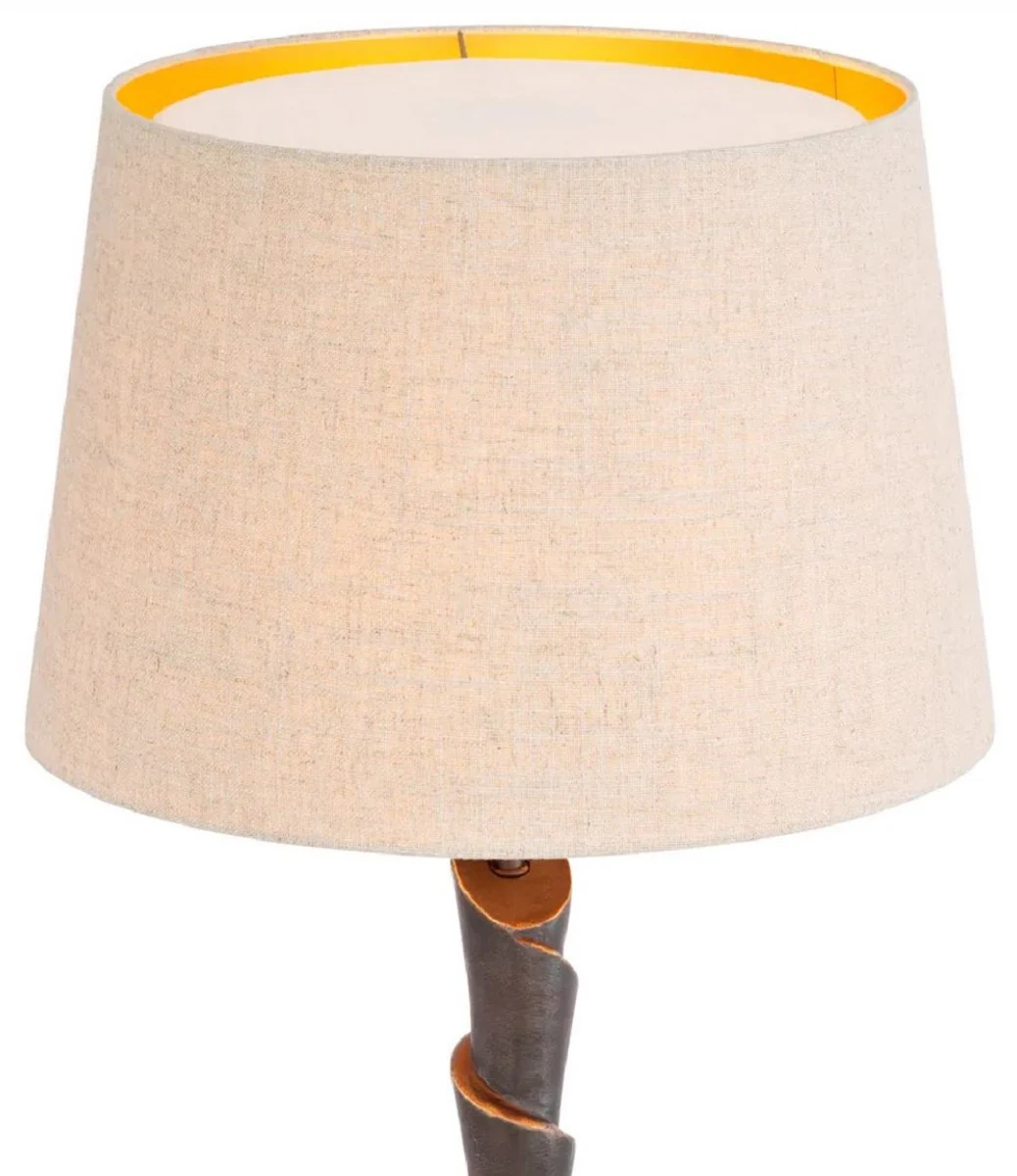 Casa Padrino l¨¢mpara de pie de lujo bronce / negro / crema A. ??169 cm