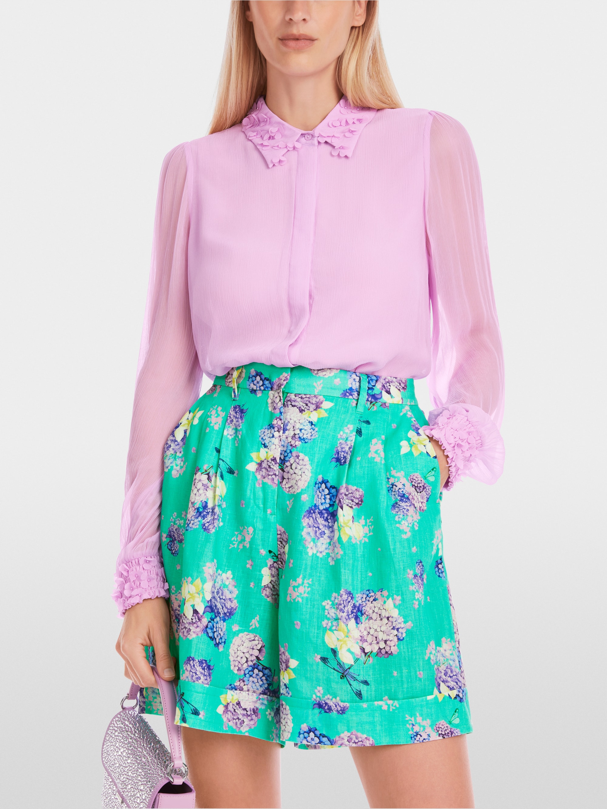 Marc-Cain Delicate viscose crepe shirt blouse