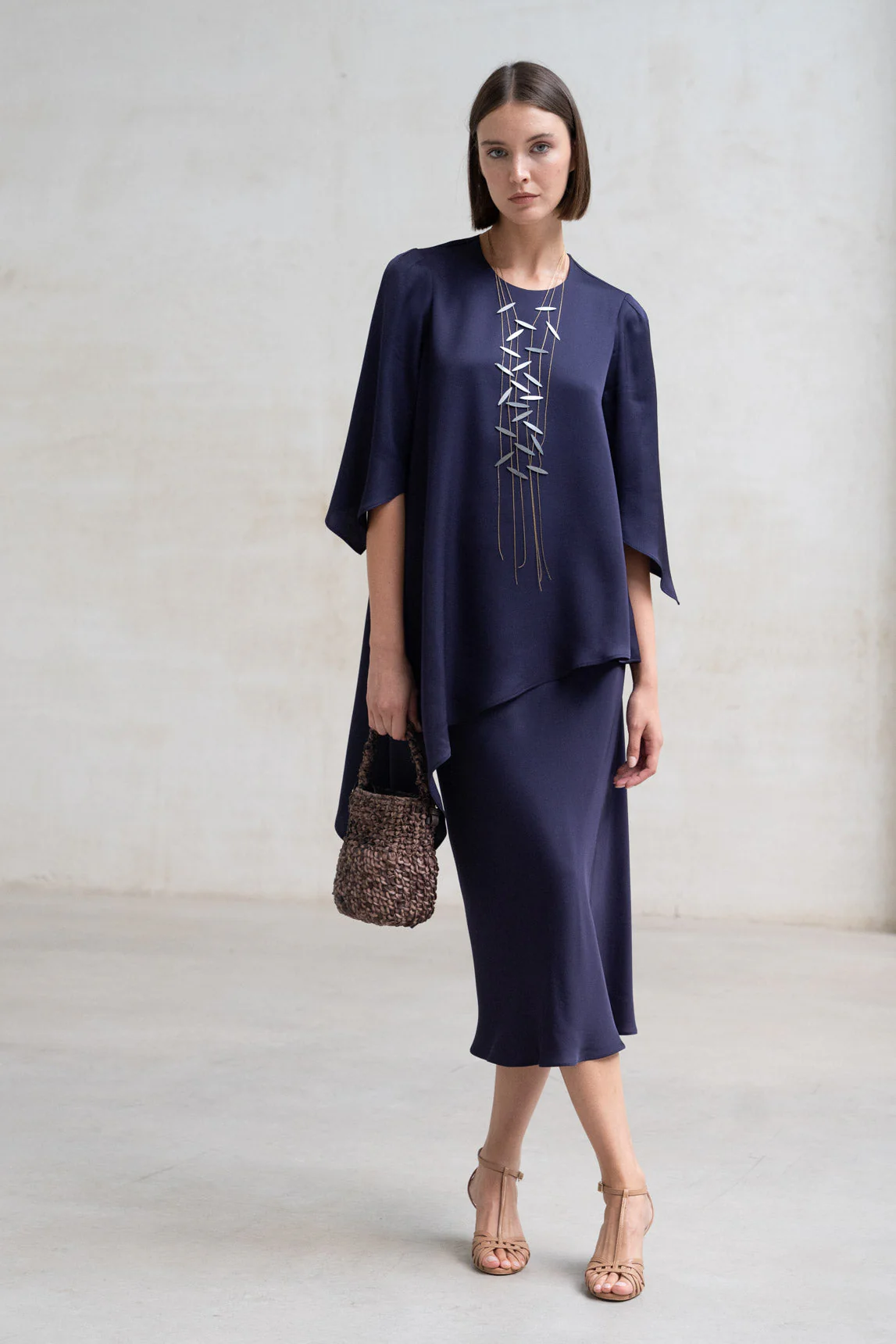 Rivera-spain Falda Capri marino