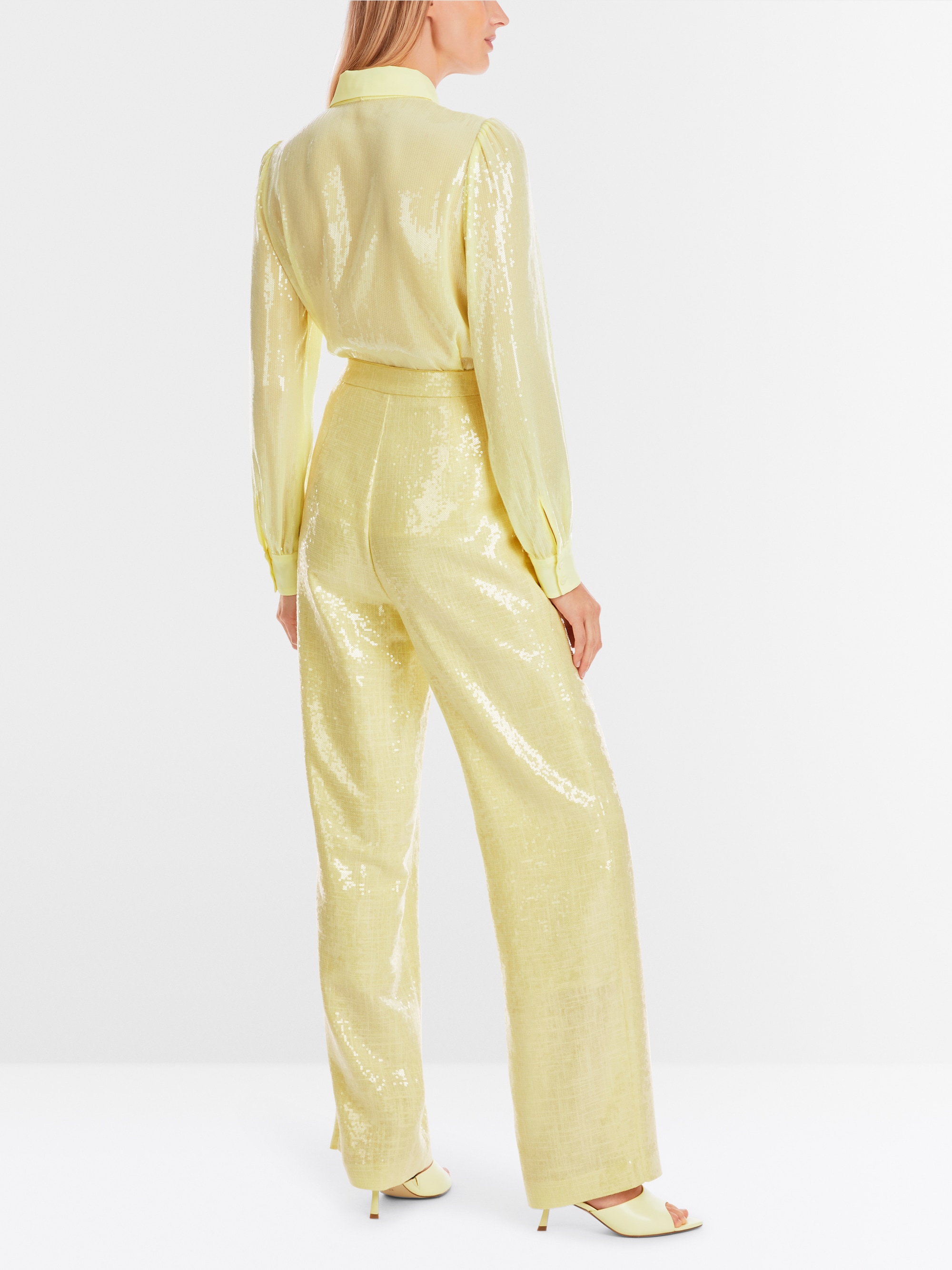 Marc-Cain WUKARI sequin fabric trousers