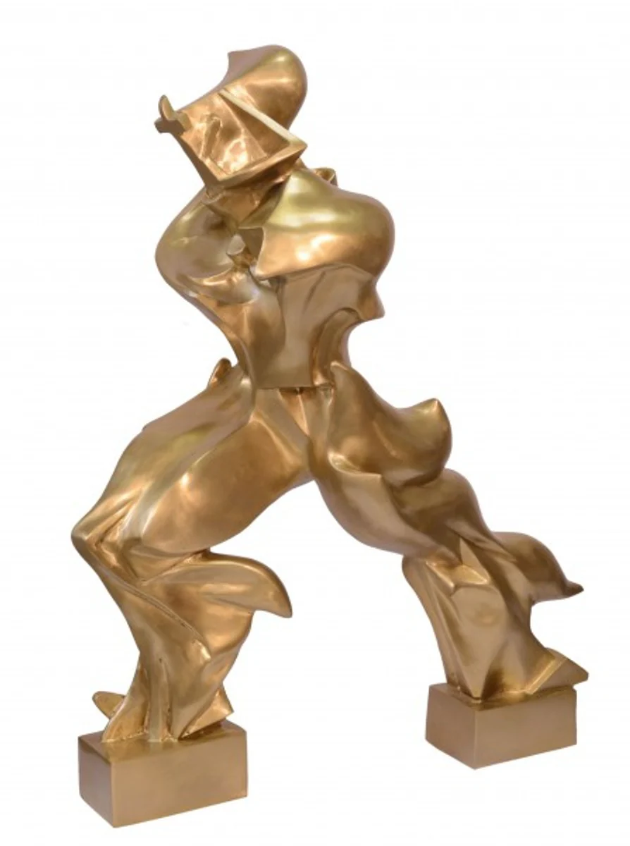 Huge Casa Padrino luxury Bronzefigur -Unique Forms Of Continuity In Space- 127 cm - sculpture Futurism