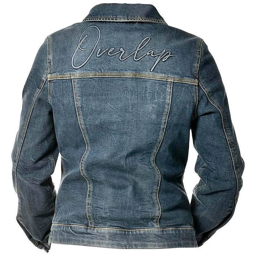 CHAQUETA OVERLAP HARPER LADY AZUL