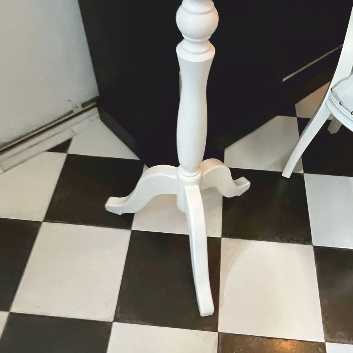 Casa Padrino perchero de estilo campestre blanco A. 200 cm - Mueble armario