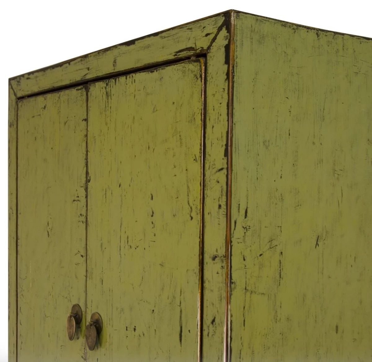 Casa Padrino country style cabinet antique style green 75 x 40 x H. 180 cm - Country Style Collection