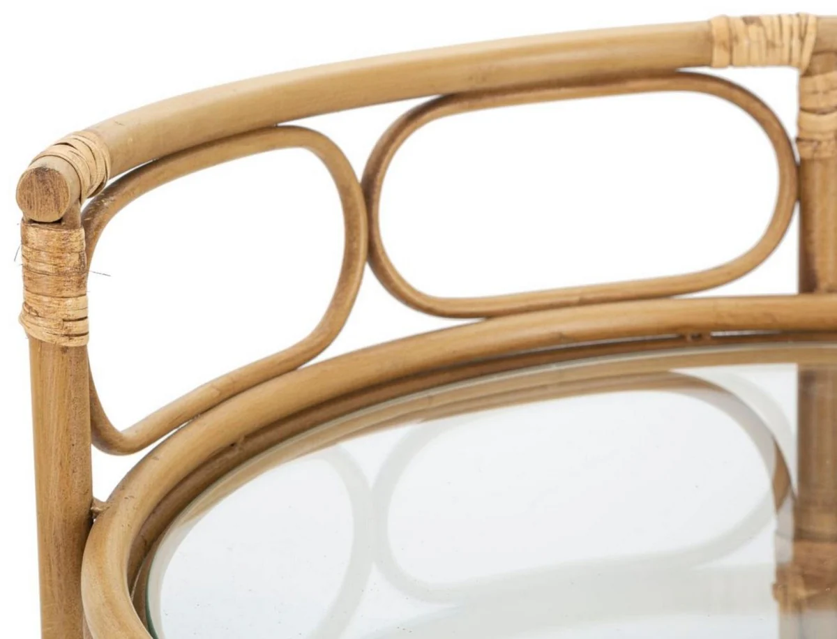 Casa Padrino carrito de servicio de lujo natural - Accesorios de gastronom¨ªa