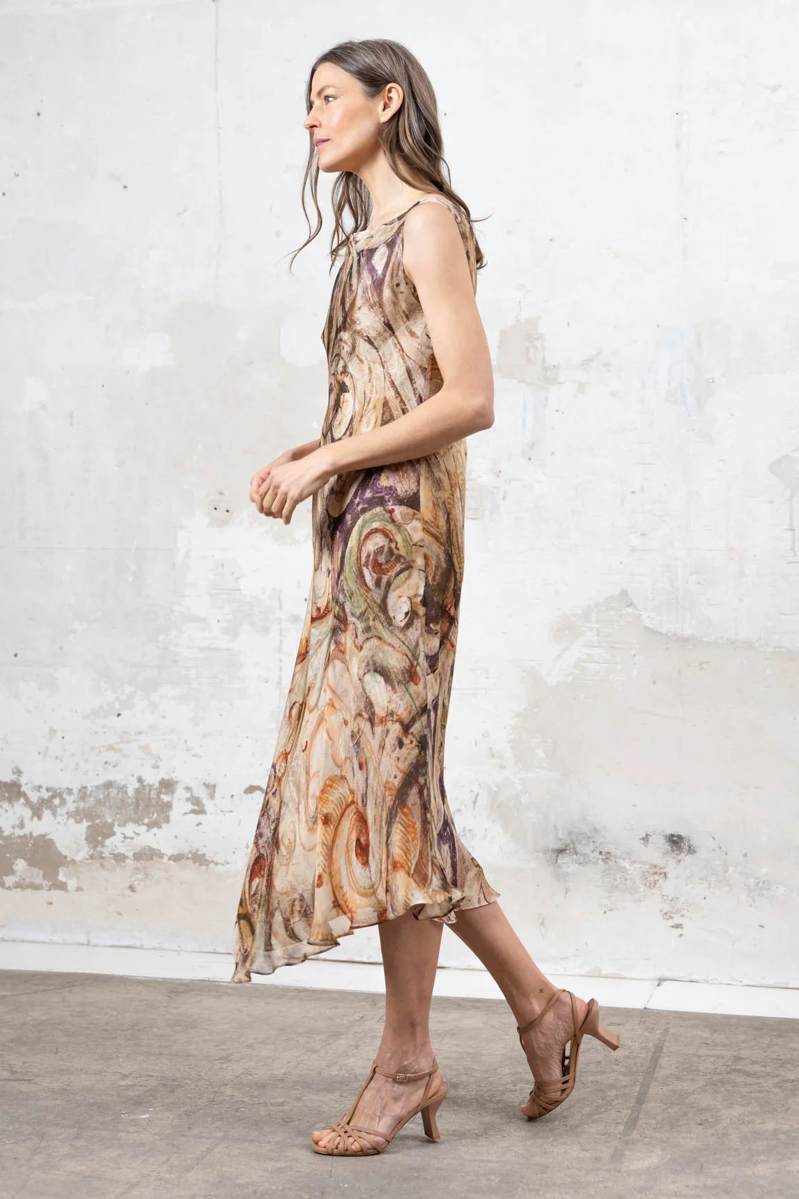 Rivera-spain Vestido Hyères camel