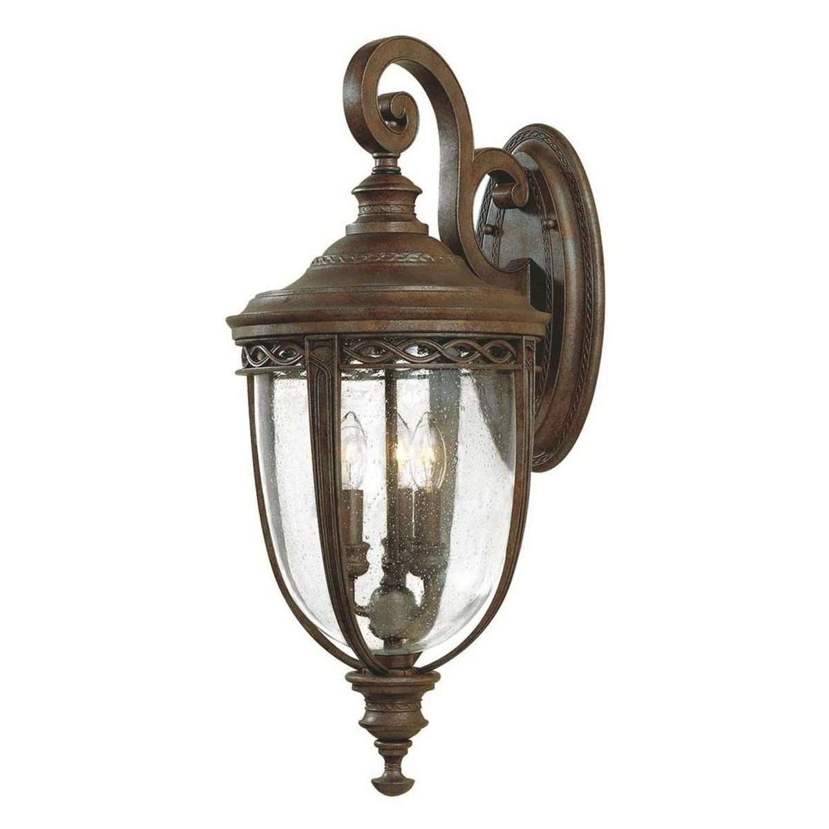 Casa Padrino l¨¢mpara de pared de exteriores barroco bronce antiguo A. 62,2 cm - Iluminaci¨®n exterior