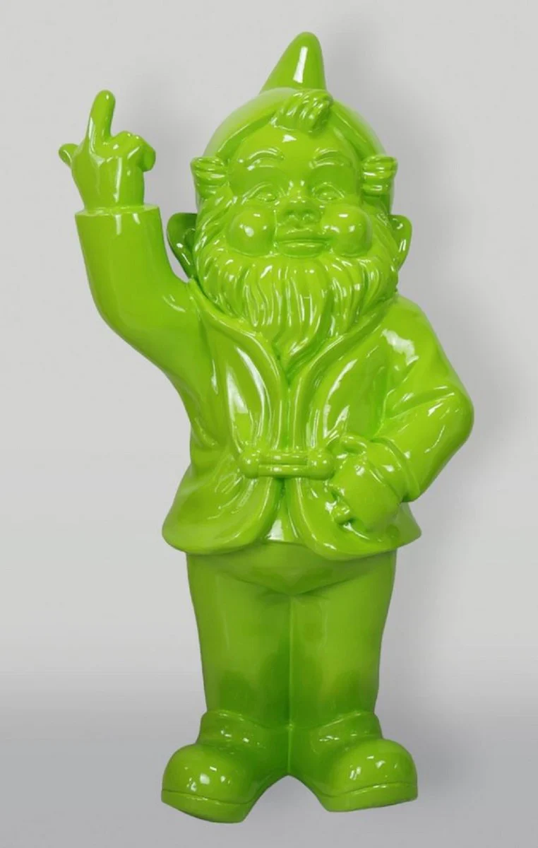 Casa Padrino escultura decorativa XXL enano de jard¨ªn verde A. 170 cm - Figura de jard¨ªn grande