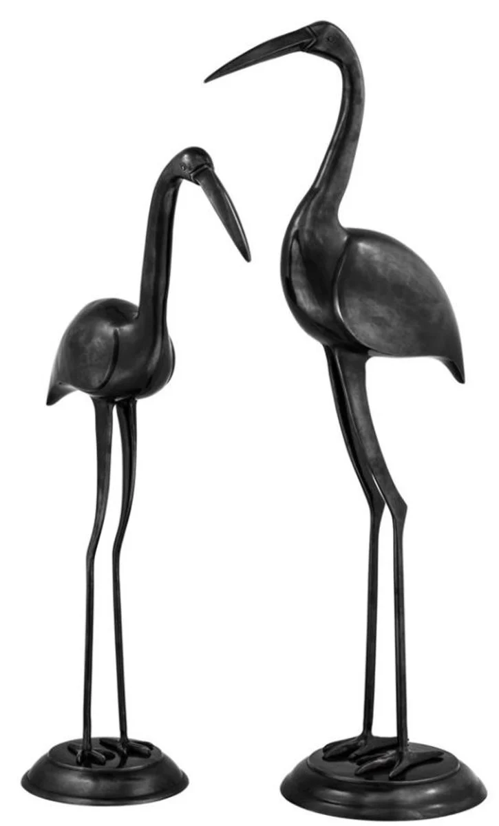 Casa Padrino figuras de bronce de lujo cig¨¹e?as juego de 2 - noble y lujosa