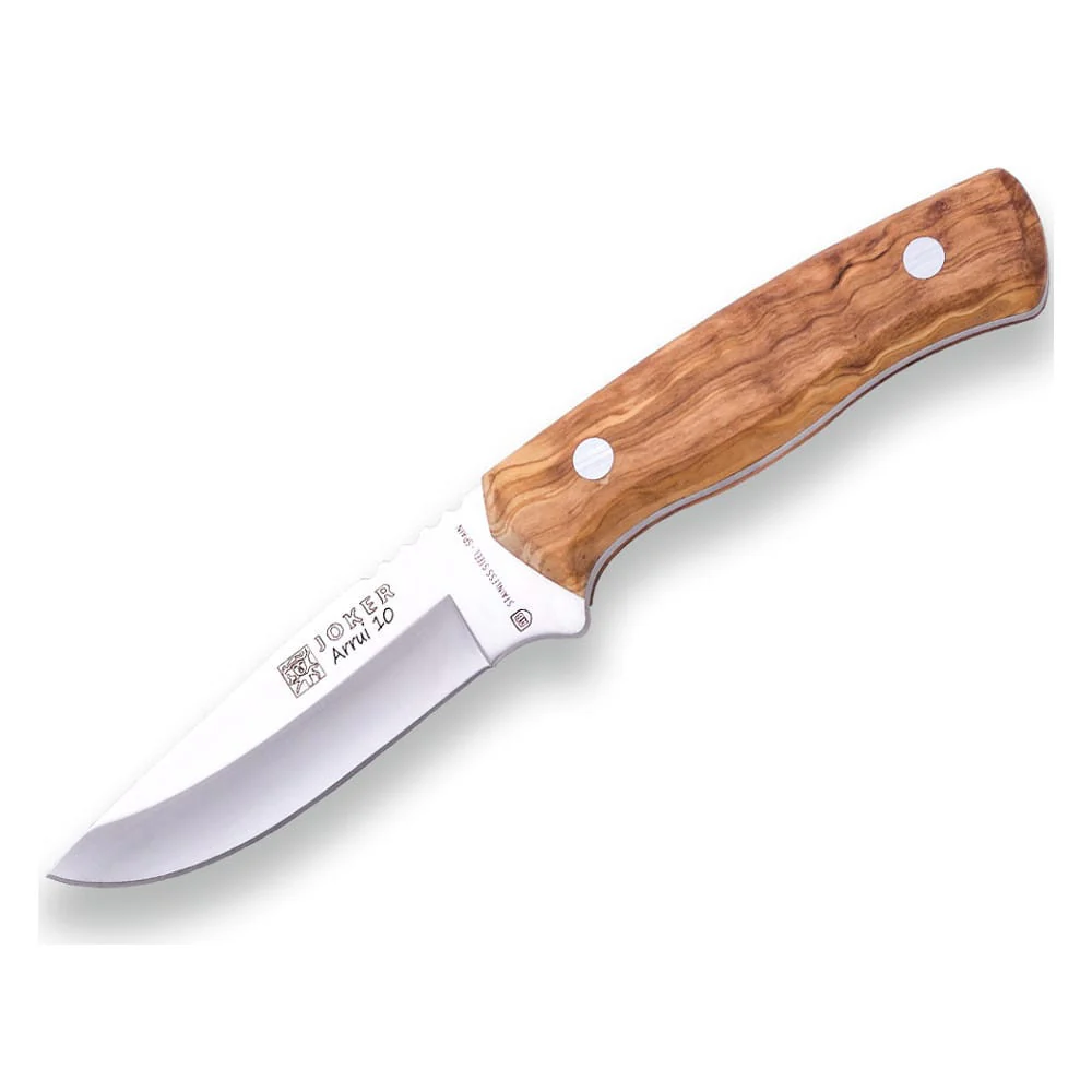Joker Arrui 10 Olivo - Cuchillo de supervivencia y bushcraft