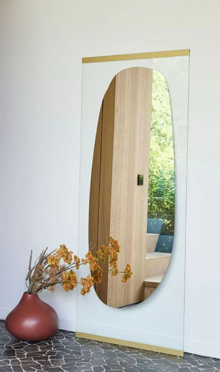 Casa Padrino espejo de dise?o oro 71 x A. 178 cm - Espejo de pared elegante - Colecci¨®n de Lujo