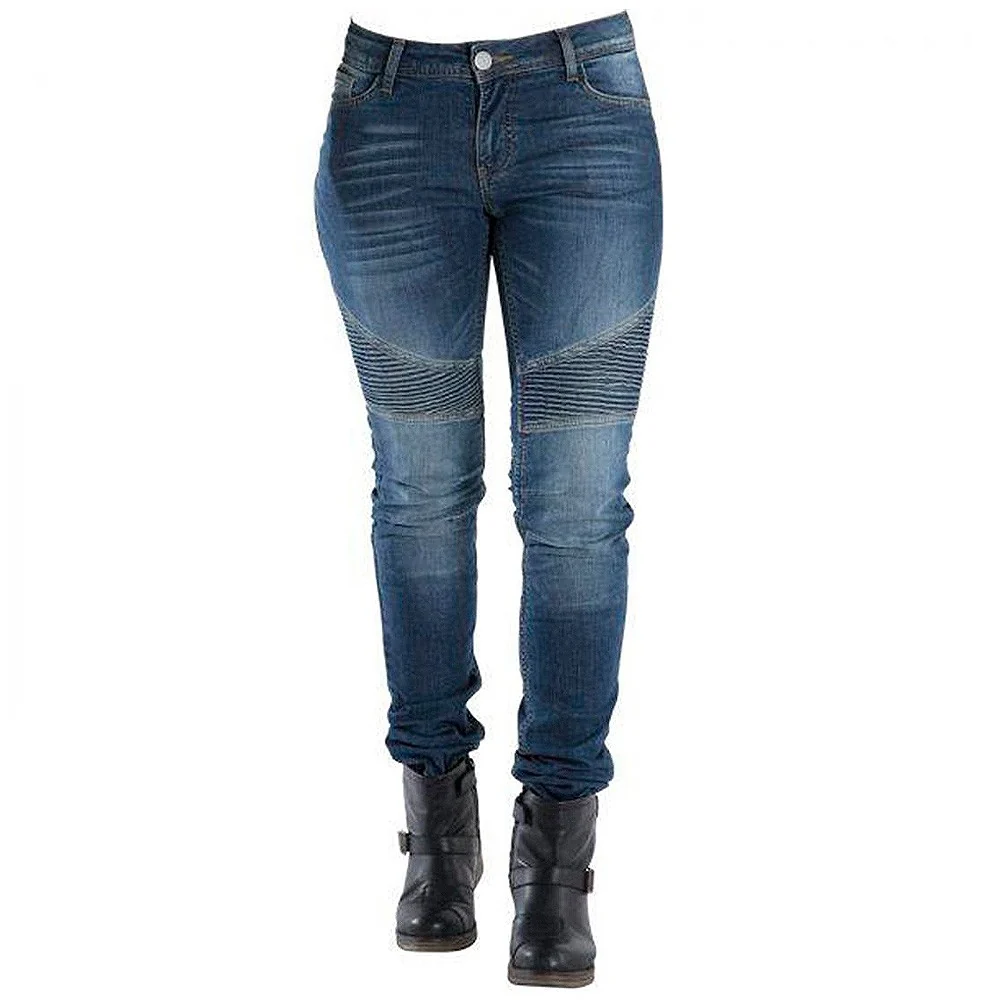 PANTALON VAQUERO OVERLAP IMOLA SMALT LADY AZUL