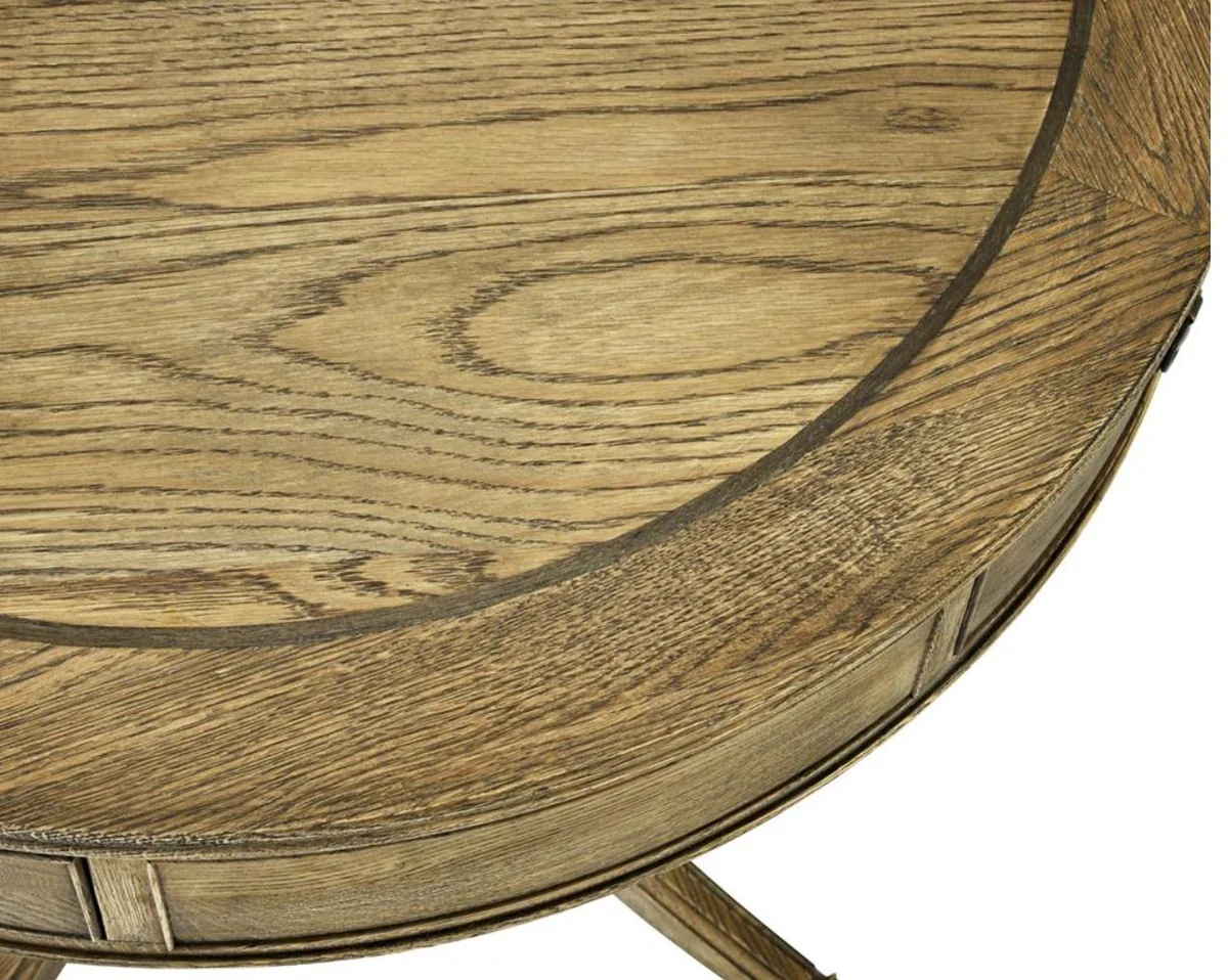 Casa Padrino mesa auxiliar de sal¨®n de lujo colores naturales / lat¨®n ? 80 x H. 74 cm - Muebles de Sal¨®n