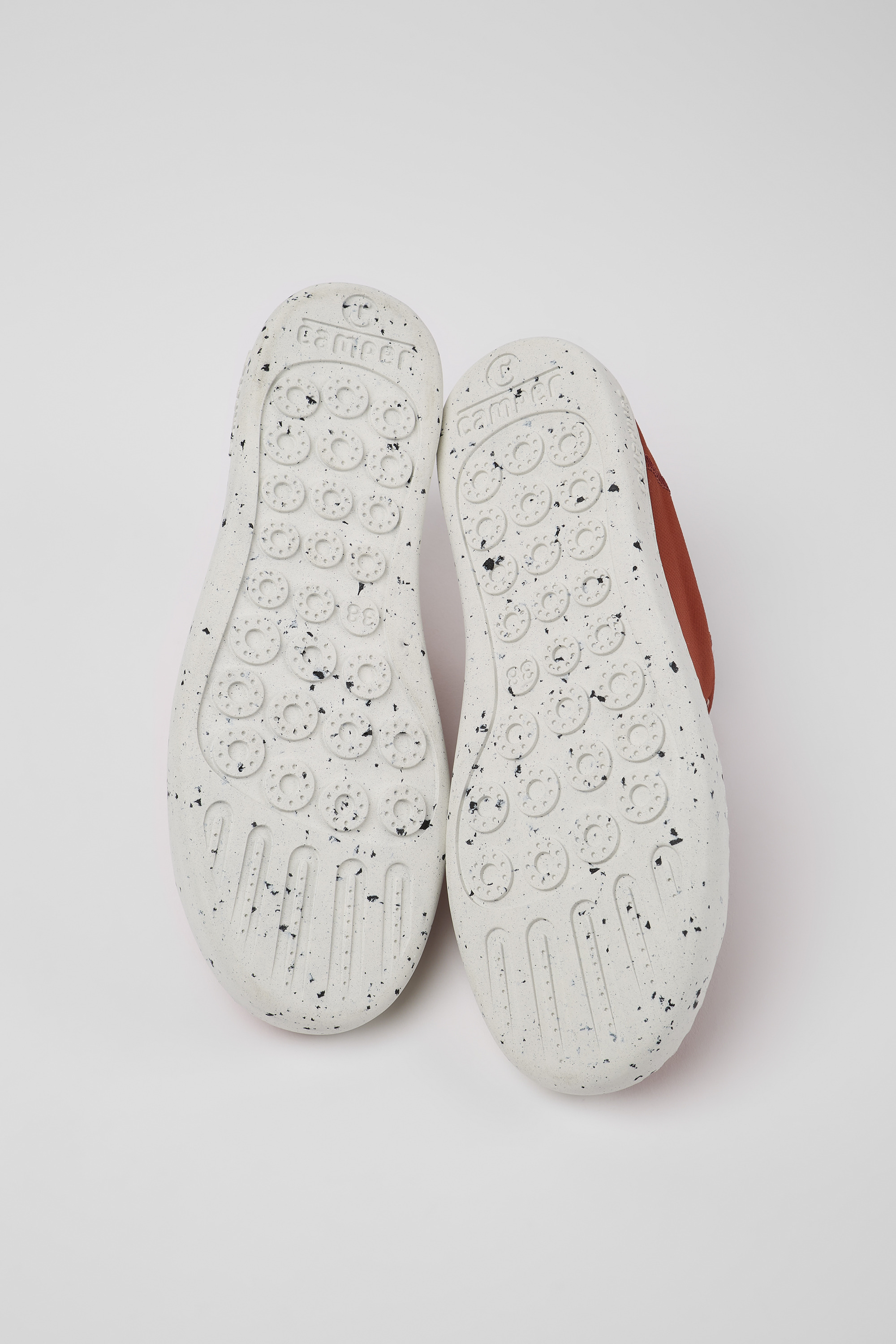 Peu Touring - Red recycled PET sneakers for women