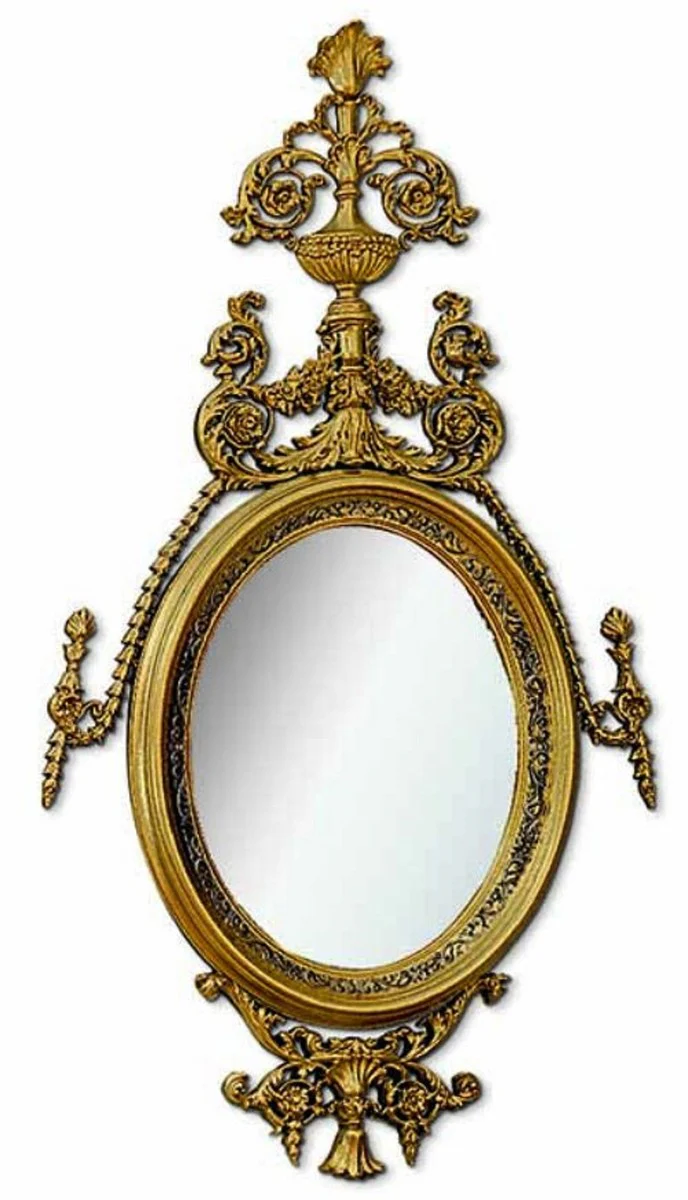 Casa Padrino espejo barroco de lujo oro A. 207 cm - Hecho en Italia