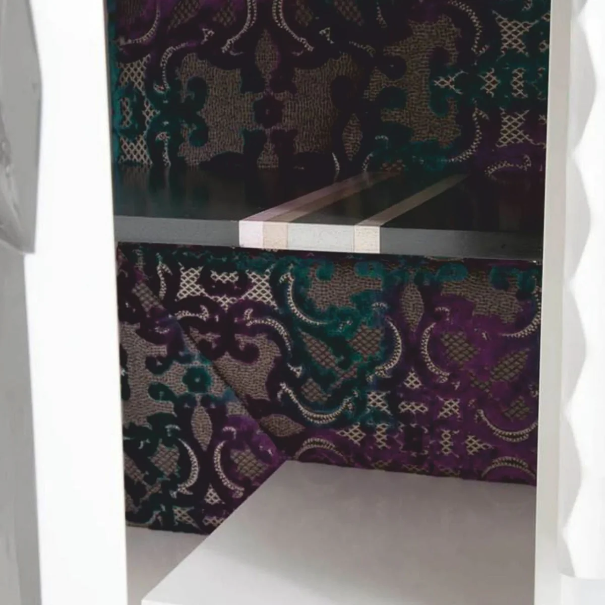 Casa Padrino armario de pared para lavabo de dise?o de lujo blanco brillante 170 cm