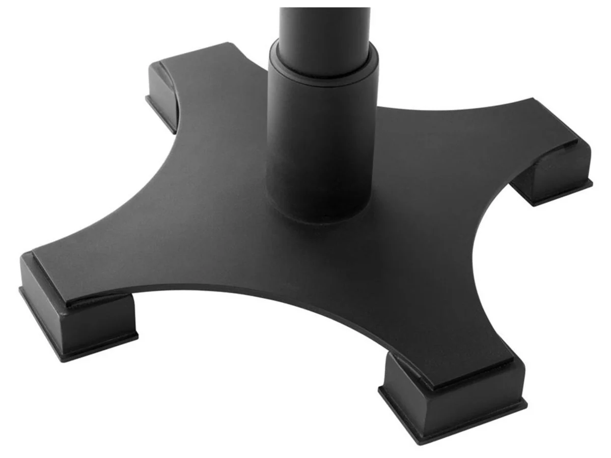 Casa Padrino mesa de comedor de lujo negra / latón 74 x 74 x H. 75,5 cm - Muebles de Lujo para el Comedor