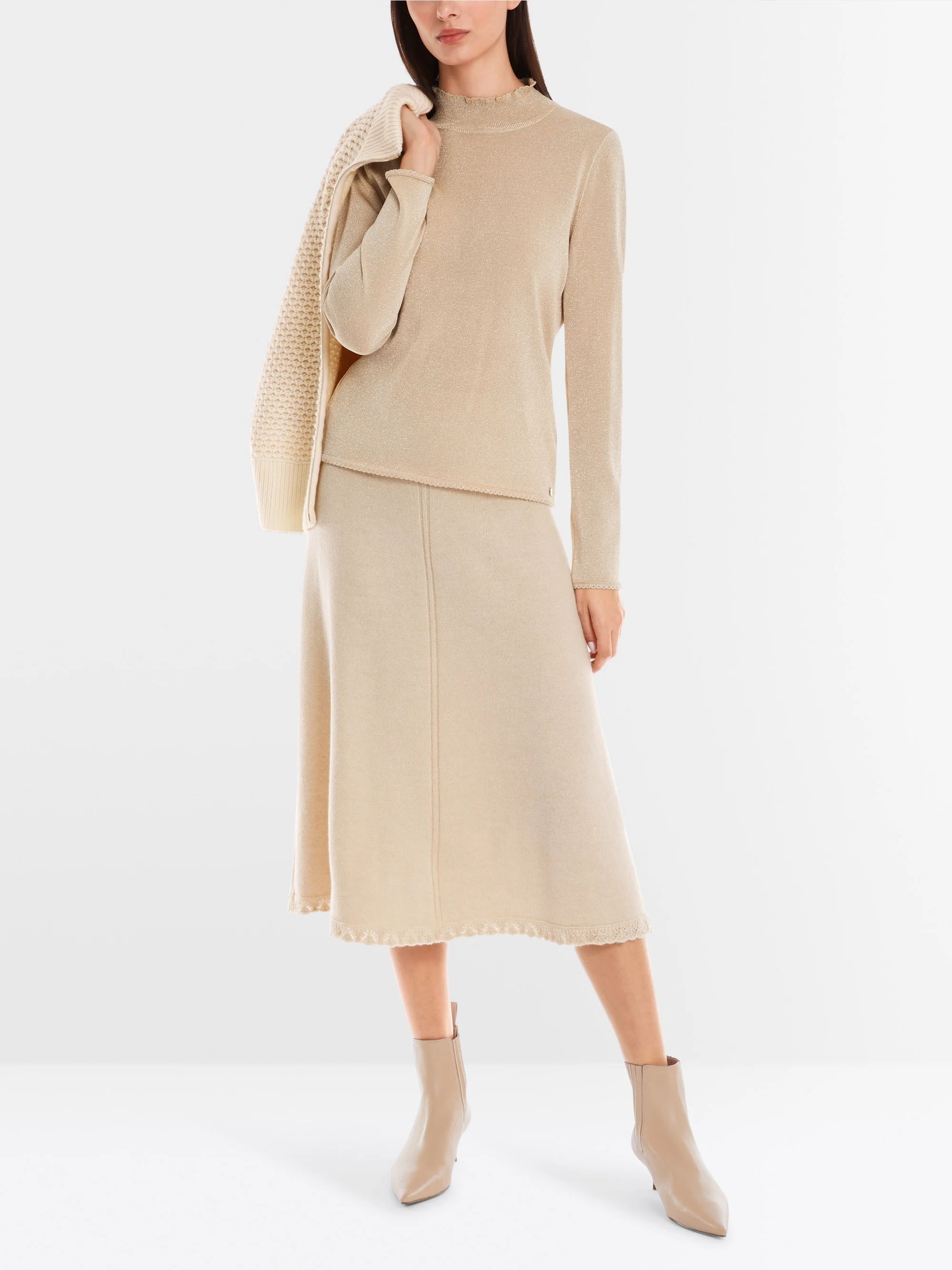 Marc-Cain Jumper with glitter - Knitted in Germany