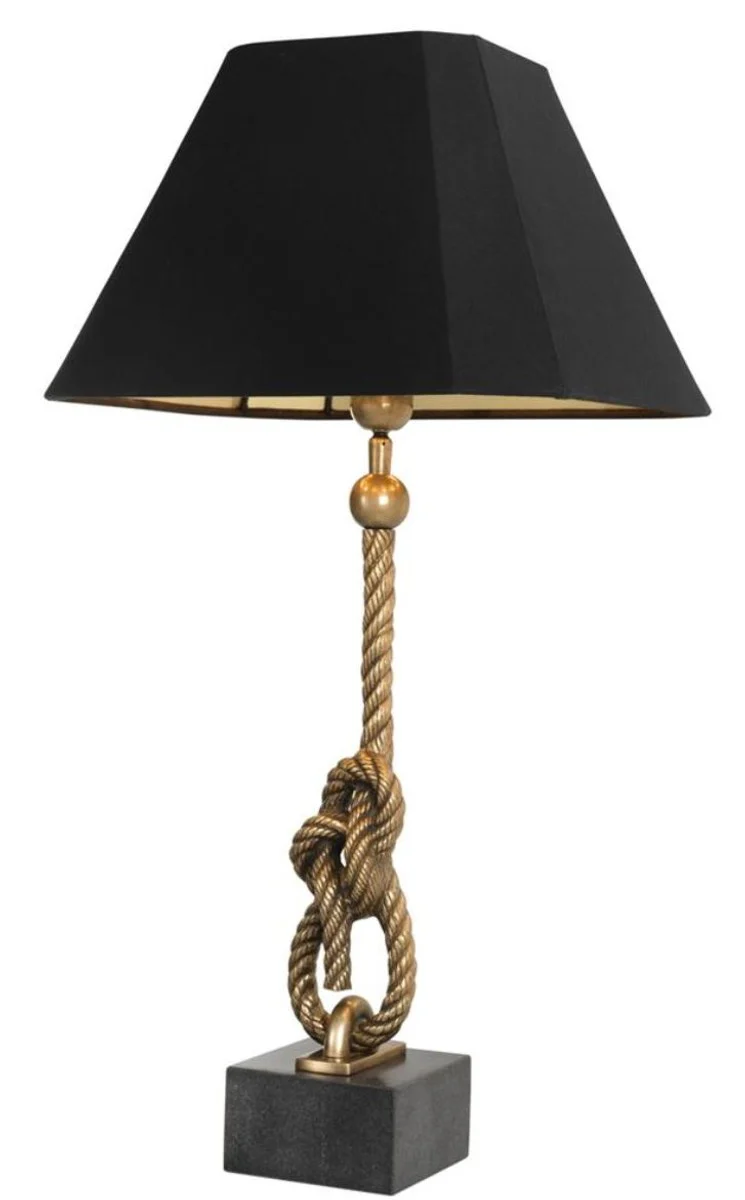 Casa Padrino lat¨®n l¨¢mpara de mesa de lujo con base de granito - colecci¨®n del dise?ador