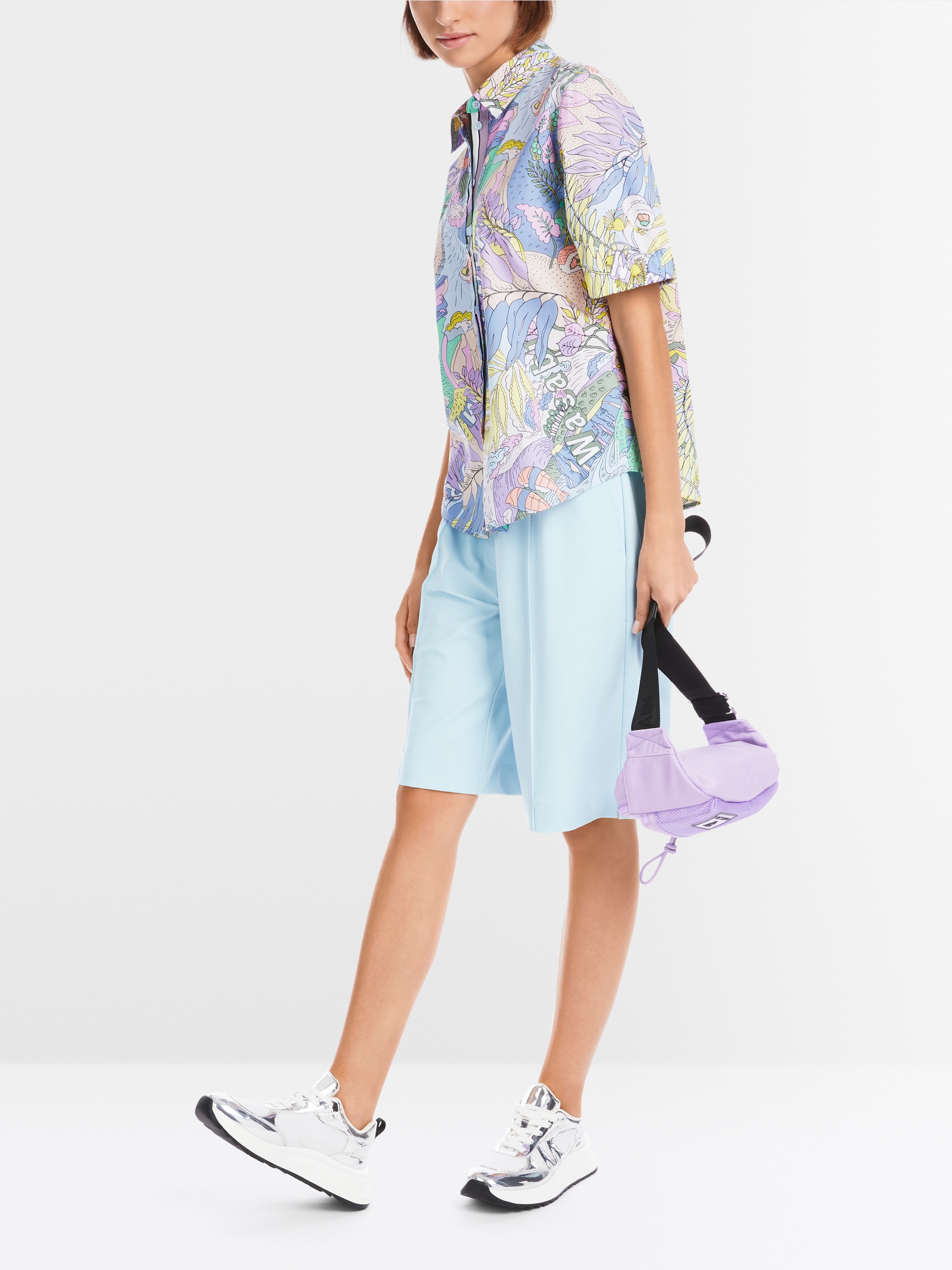 Marc-Cain Rethink Together printed blouse