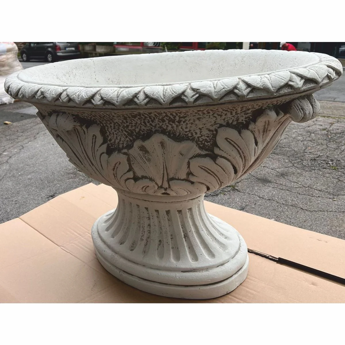 Casa Padrino maceta barroco de lujo gris ? 100 x A. 60 cm - Hecho en Italia