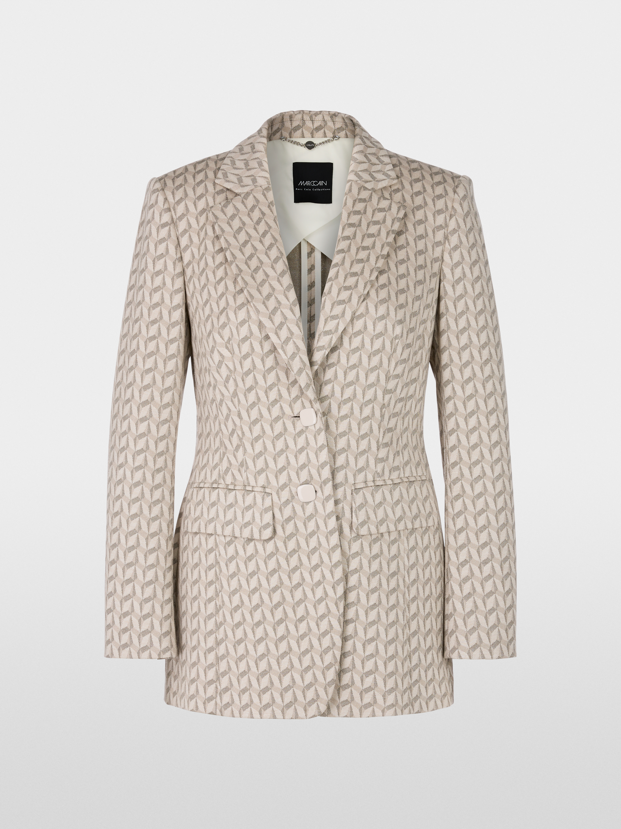 Marc-Cain Blazer in graphic jersey jacquard