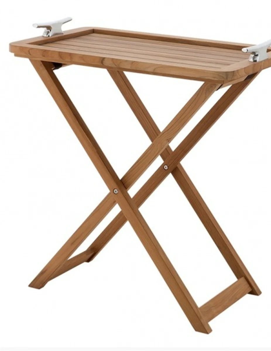 Casa Padrino designer luxury bar table Marine Teak Wood - noble processable