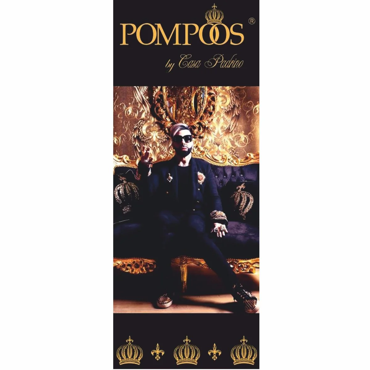 Pomp??s de Casa Padrino sill¨®n globo barroco de lujo rojo burdeos / oro - dise?ado por Harald Gl??ckler