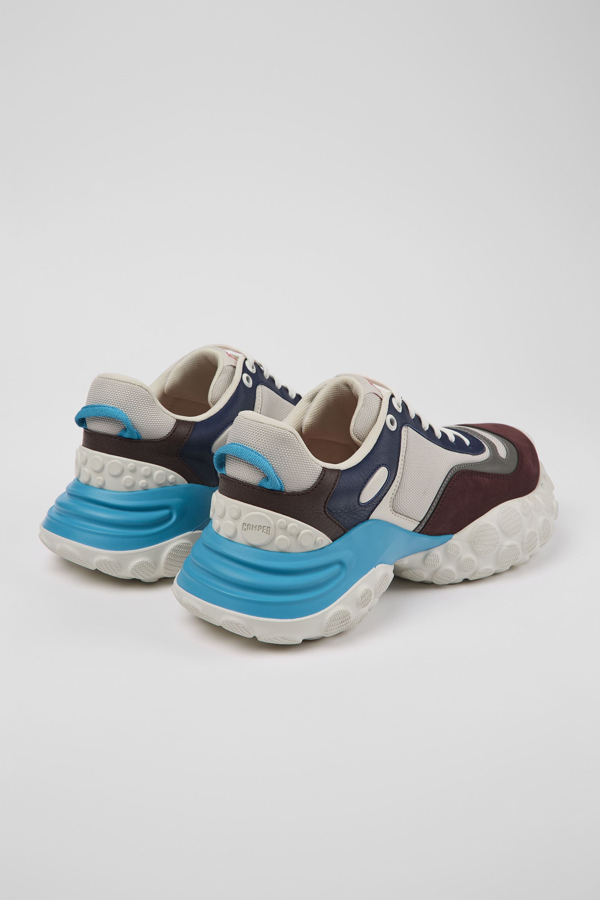 Pelotas Mars - Multicolored textile and nubuck sneakers for men