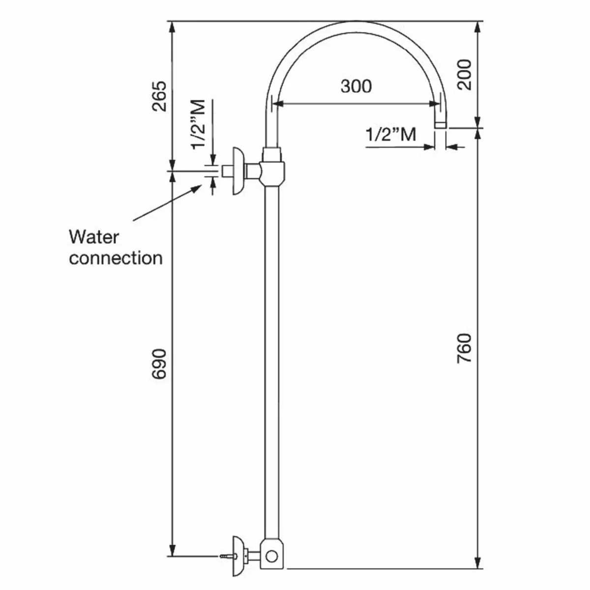 Casa Padrino conjunto de ducha de baño de lujo blanco / negro - Hecho en Italia