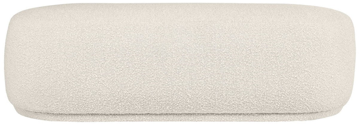 Casa Padrino banco de lujo crema 137,5 x 56,5 x A. 38 cm - Banco de sal¨®n tapizado - Muebles de Sala de Estar - Muebles de Hotel - Colecci¨®n de Lujo