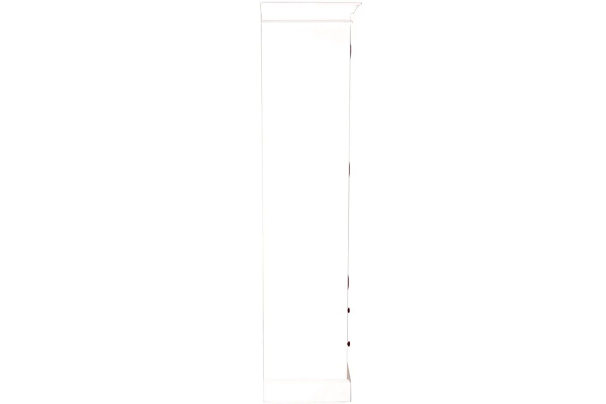 Escaparate de estilo rural de Casa Padrino blanco antiguo de 110 x 45 x H. 190 cm - Escaparate de Shabby Chic hecho a mano