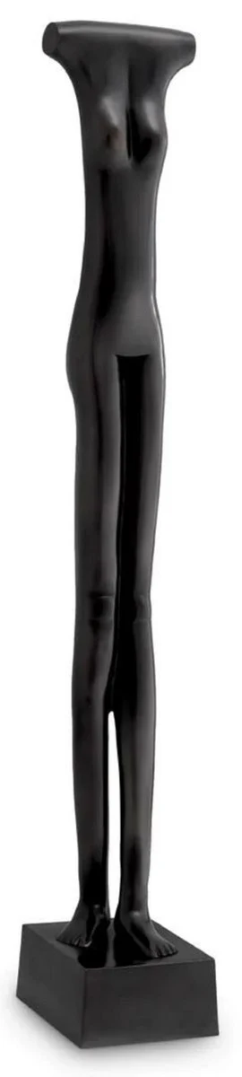 Casa Padrino escultura decorativa de lujo bronce 18 x 24,5 x A. 131,5 cm - Figura decorativa abstracta de latón - Decoración salón - Decoración oficina - Accesorios decorativos - Colección de lujo