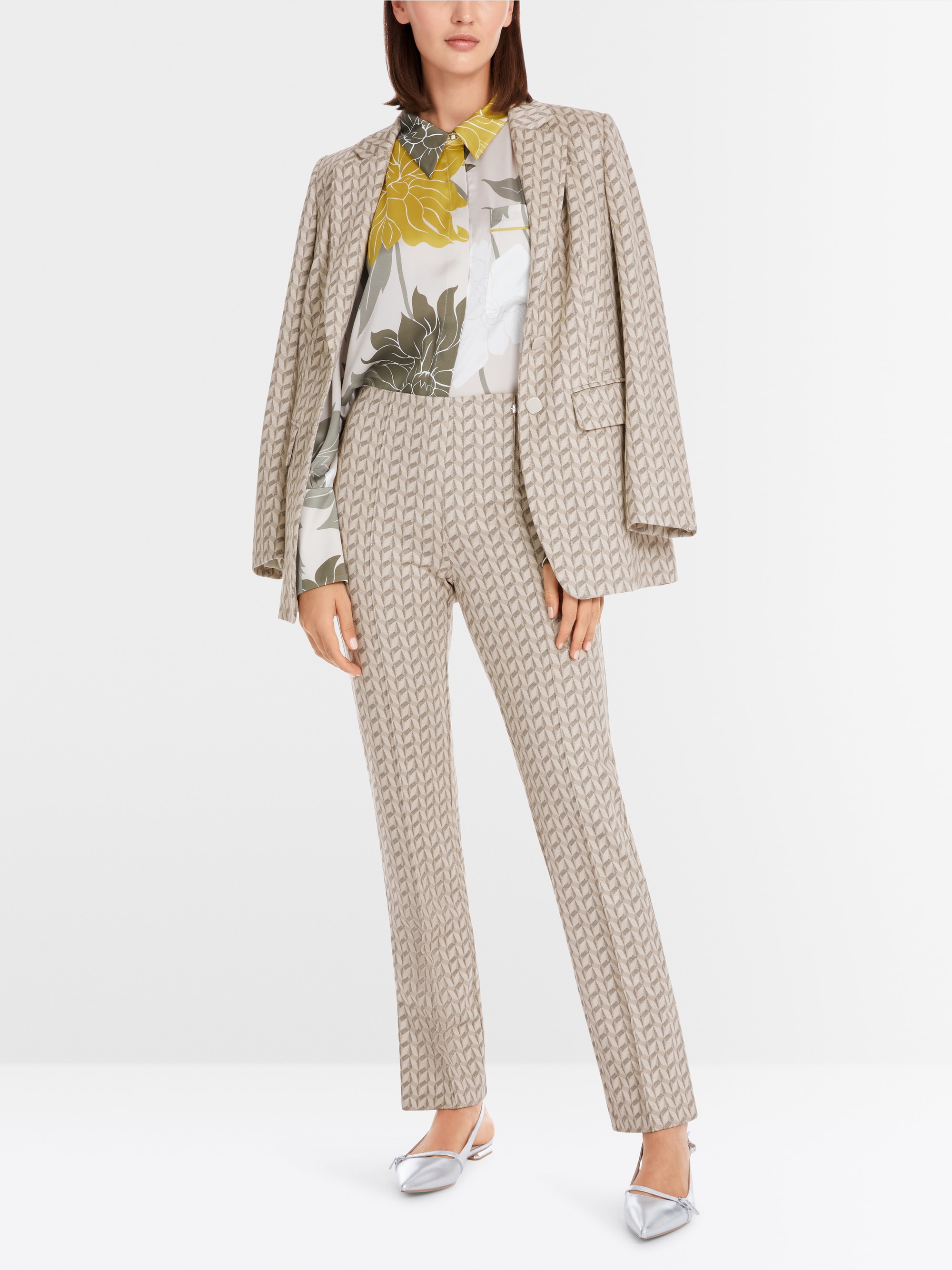 Marc-Cain FATSA jersey jacquard trousers
