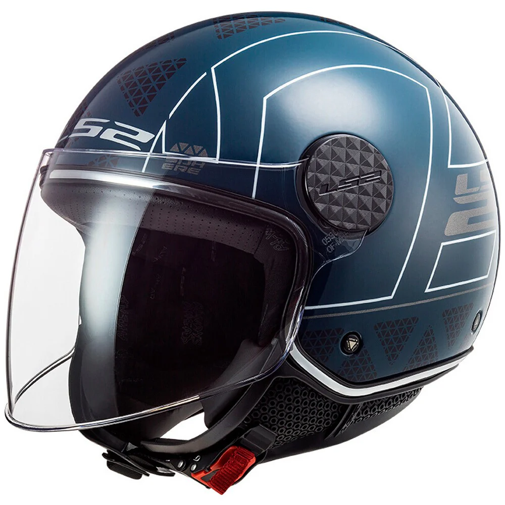 CASCO JET LS2 OF558 SPHERE LUX LINUS - AZUL