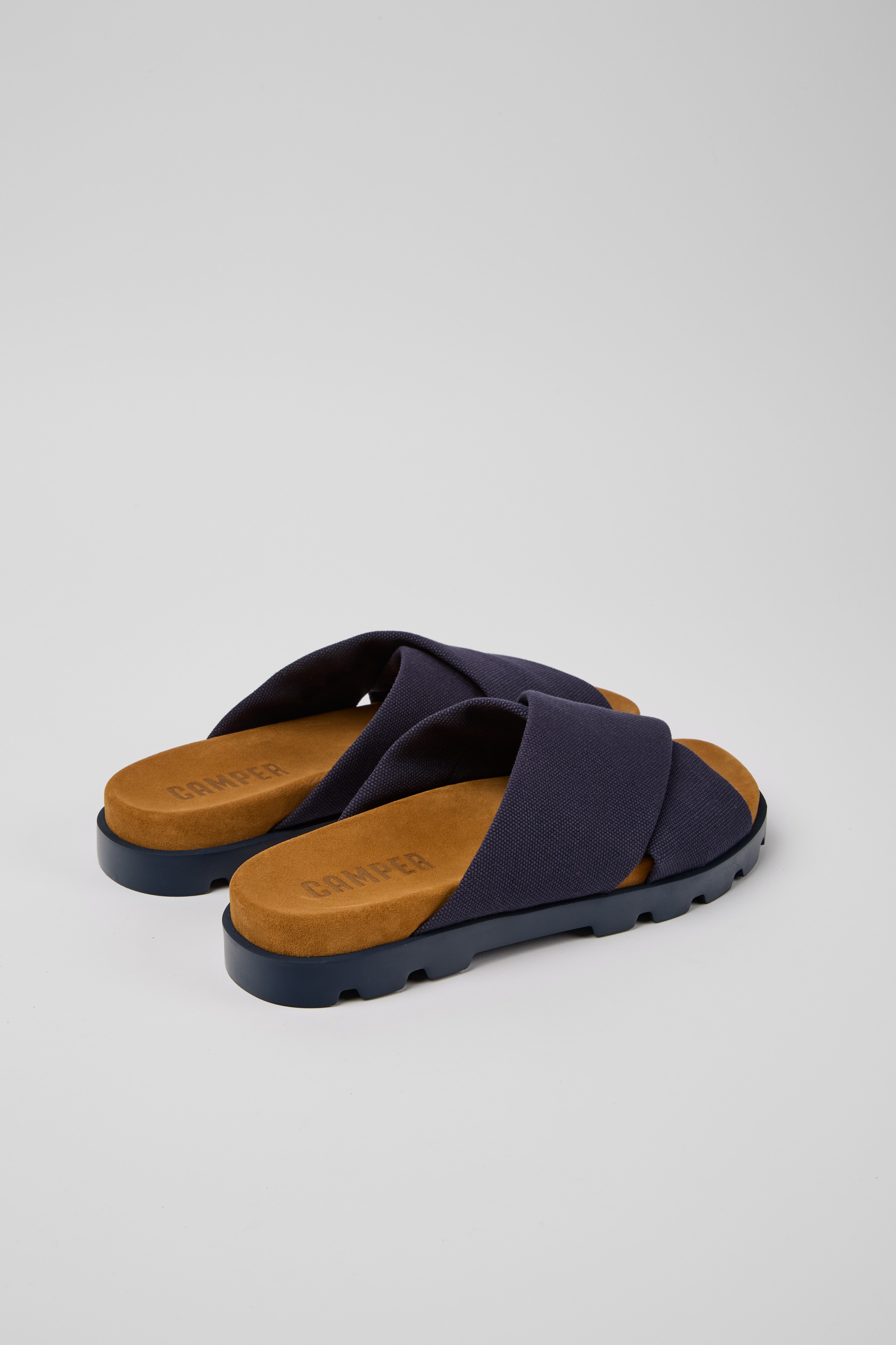 Brutus Sandal - Blue recycled cotton sandals for men